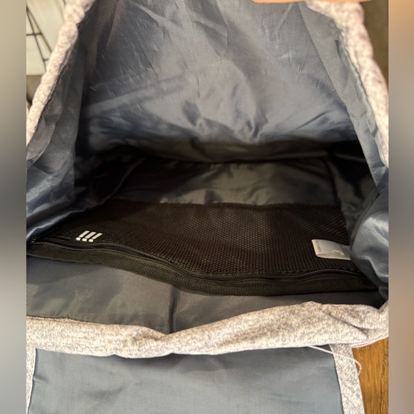 Gray/lavendar used adidas backpack - Picture 5 of 6